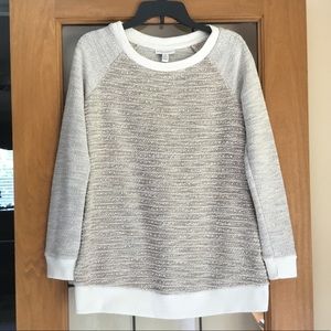 Sparkly Maternity sweater. UGC.